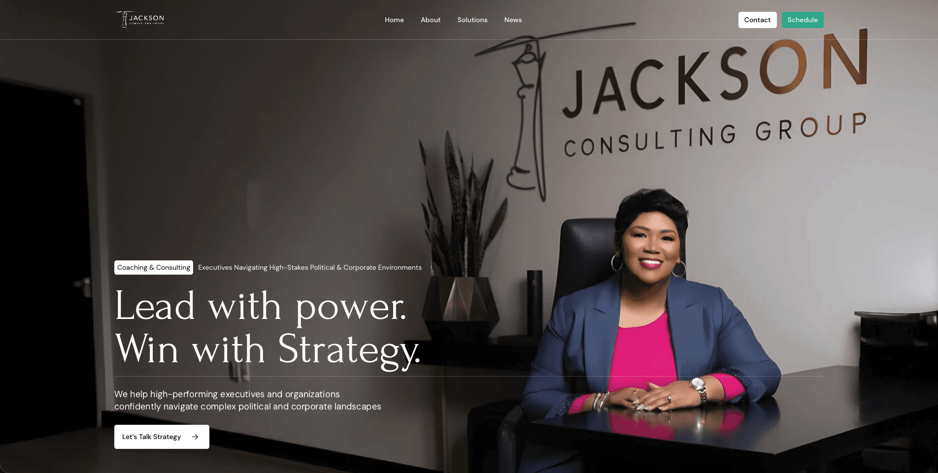 Jackson Consulting Group website redesign