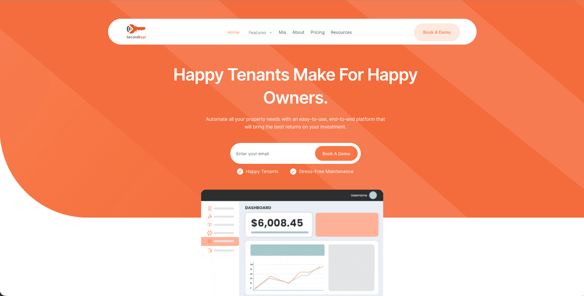 Second Keys website redesign